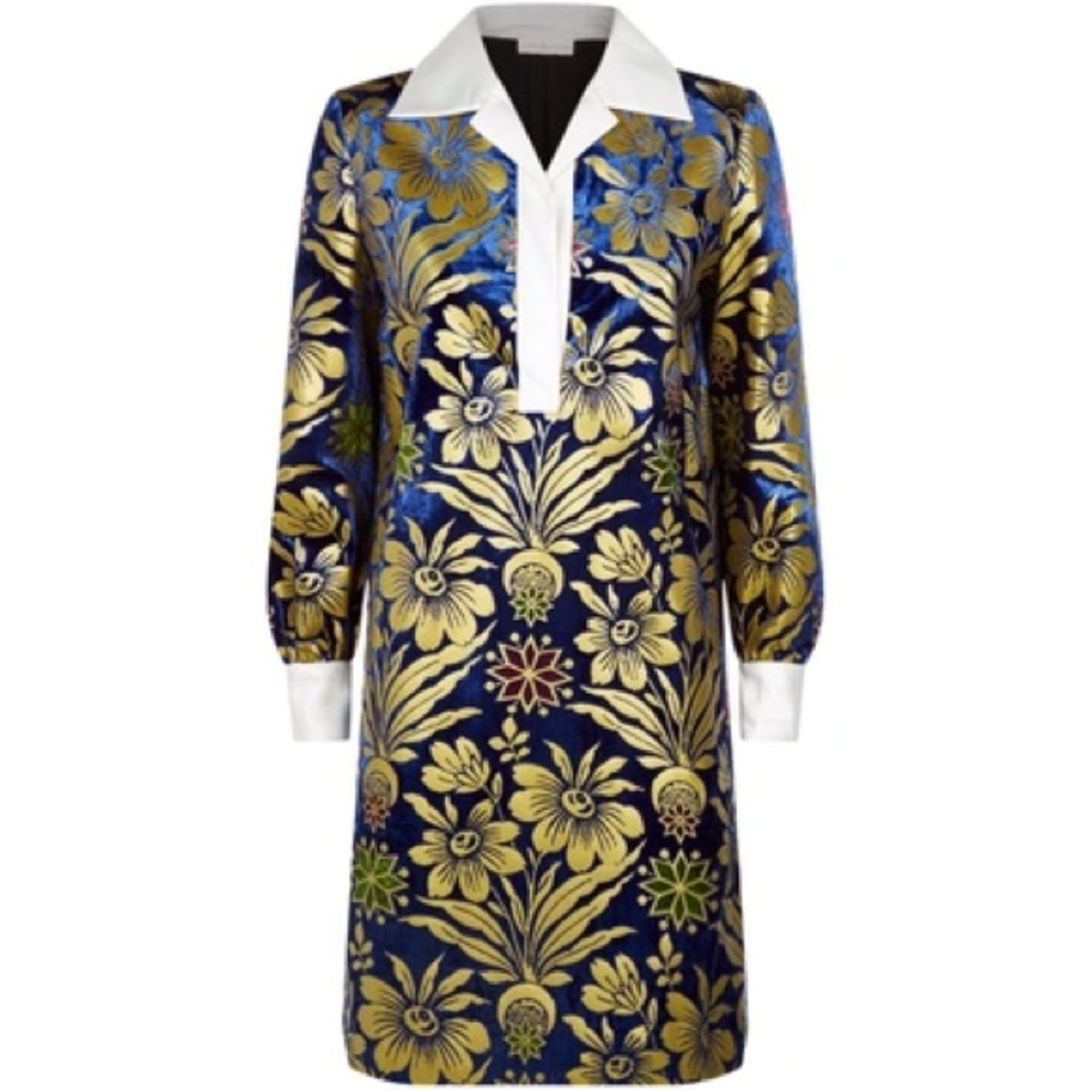 Tory Burch Thelma velvet shift dress